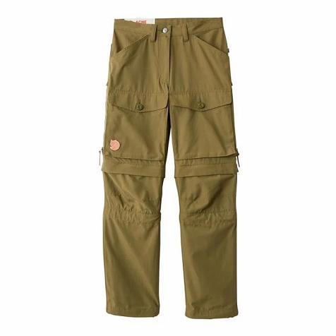 Fjallraven Women Gaiter Hiking Pants Green PH7375 Philippines